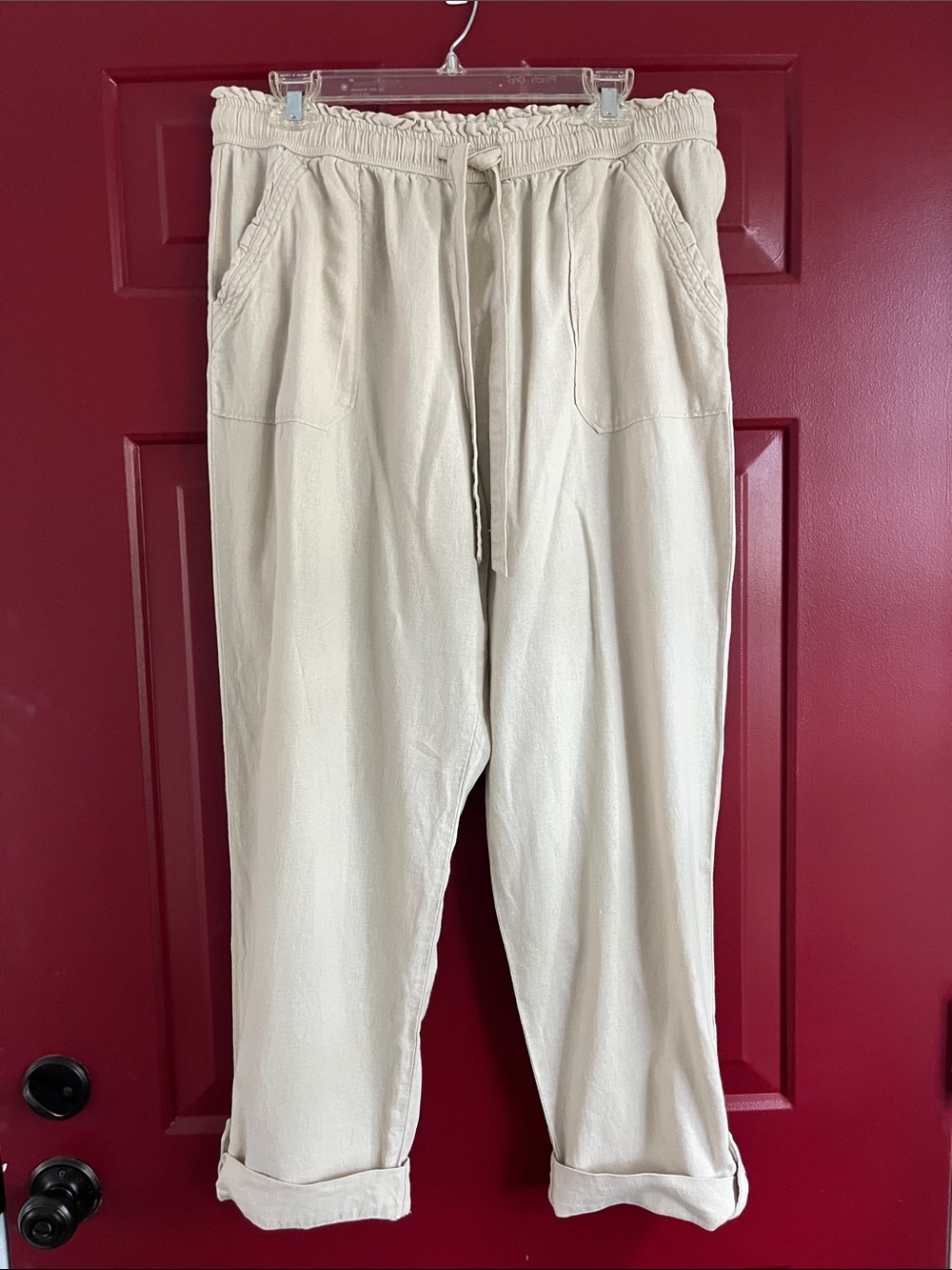 Sincerely Jules Linen Blend Pants XL